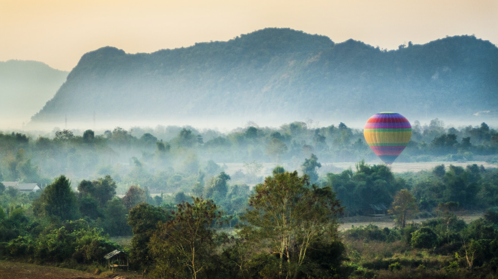 View of Laos