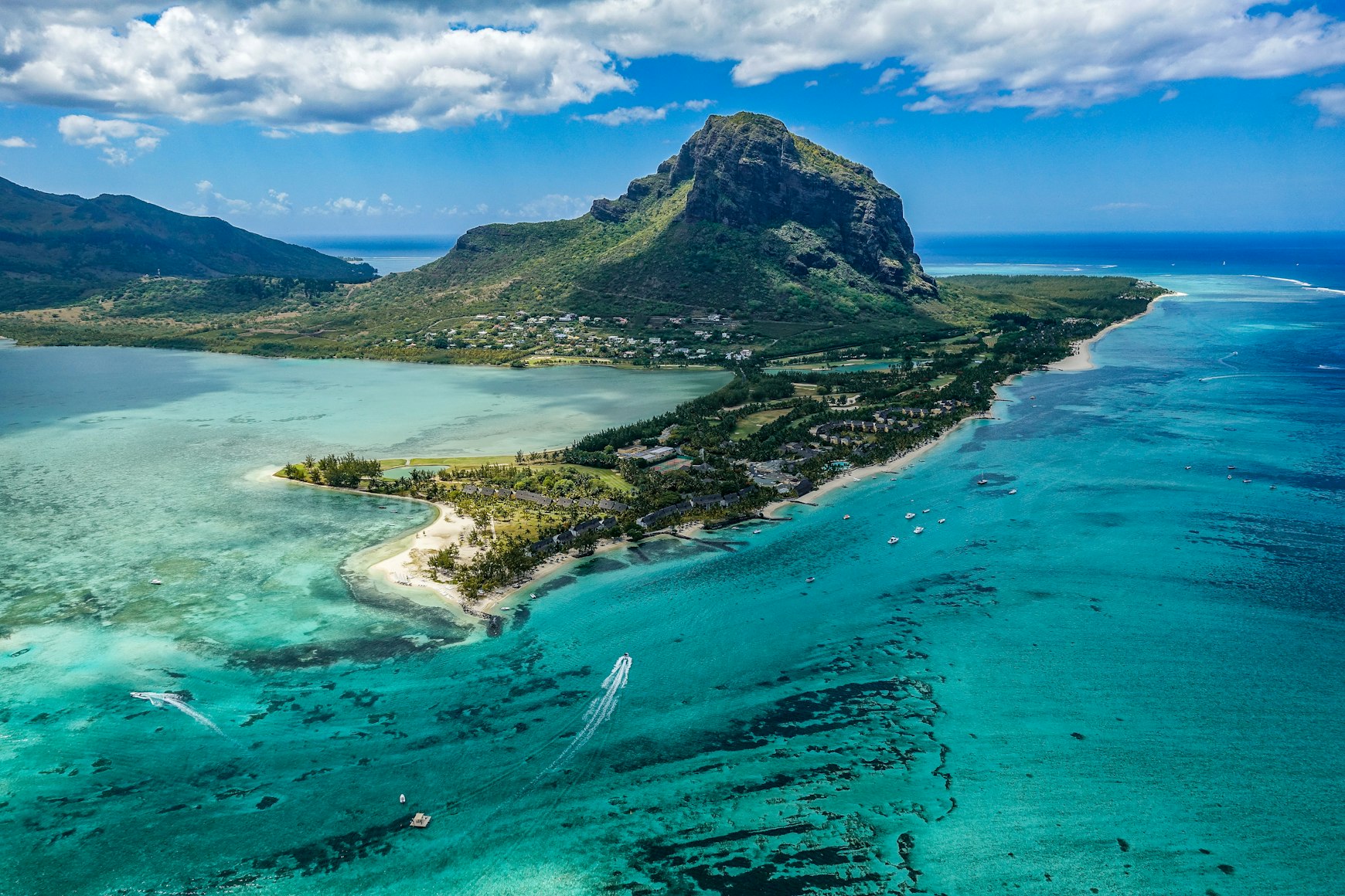 View of Mauritius