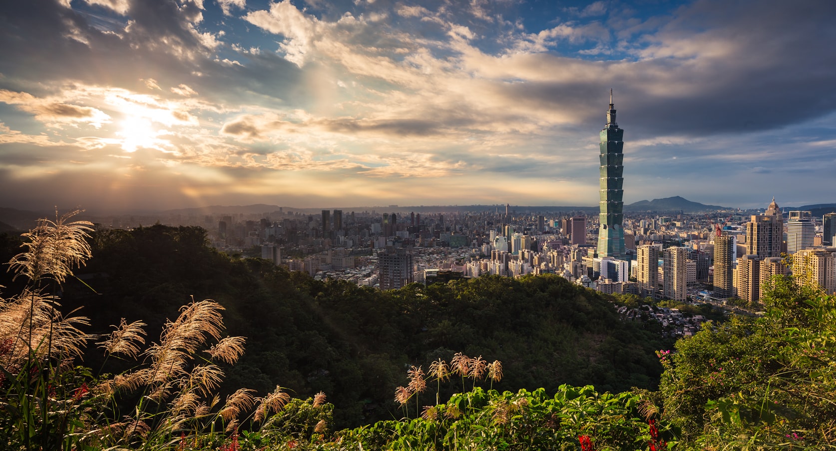 View of Taiwan